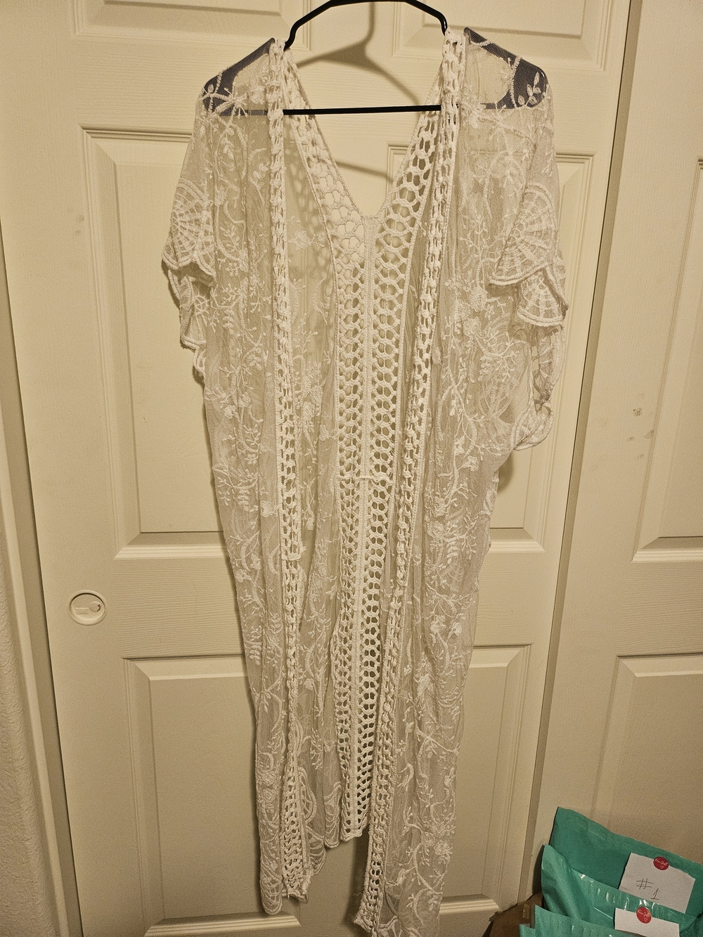 Roommates White Lace Swim Coverup - Picture 4 of 6
